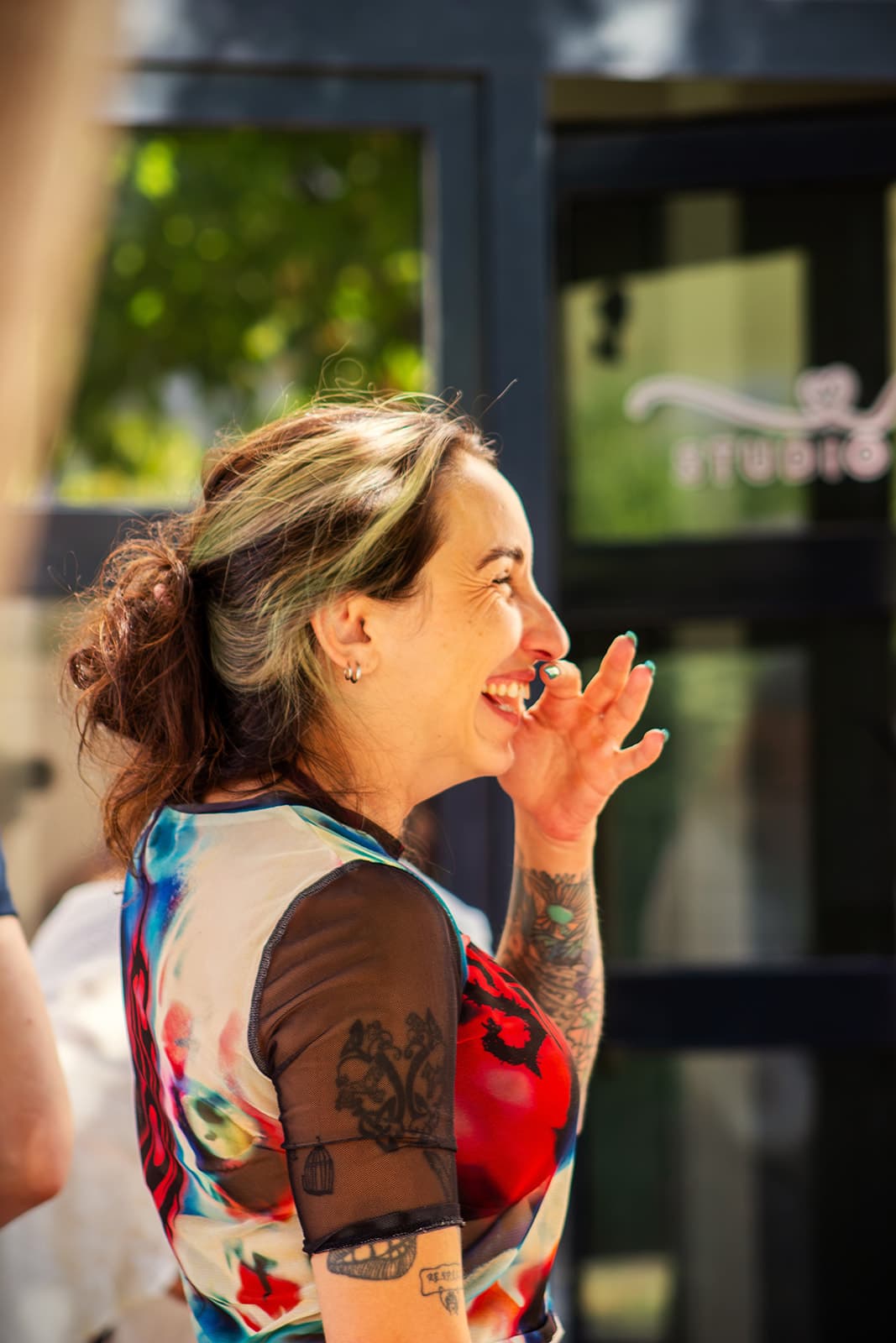 Person smiling